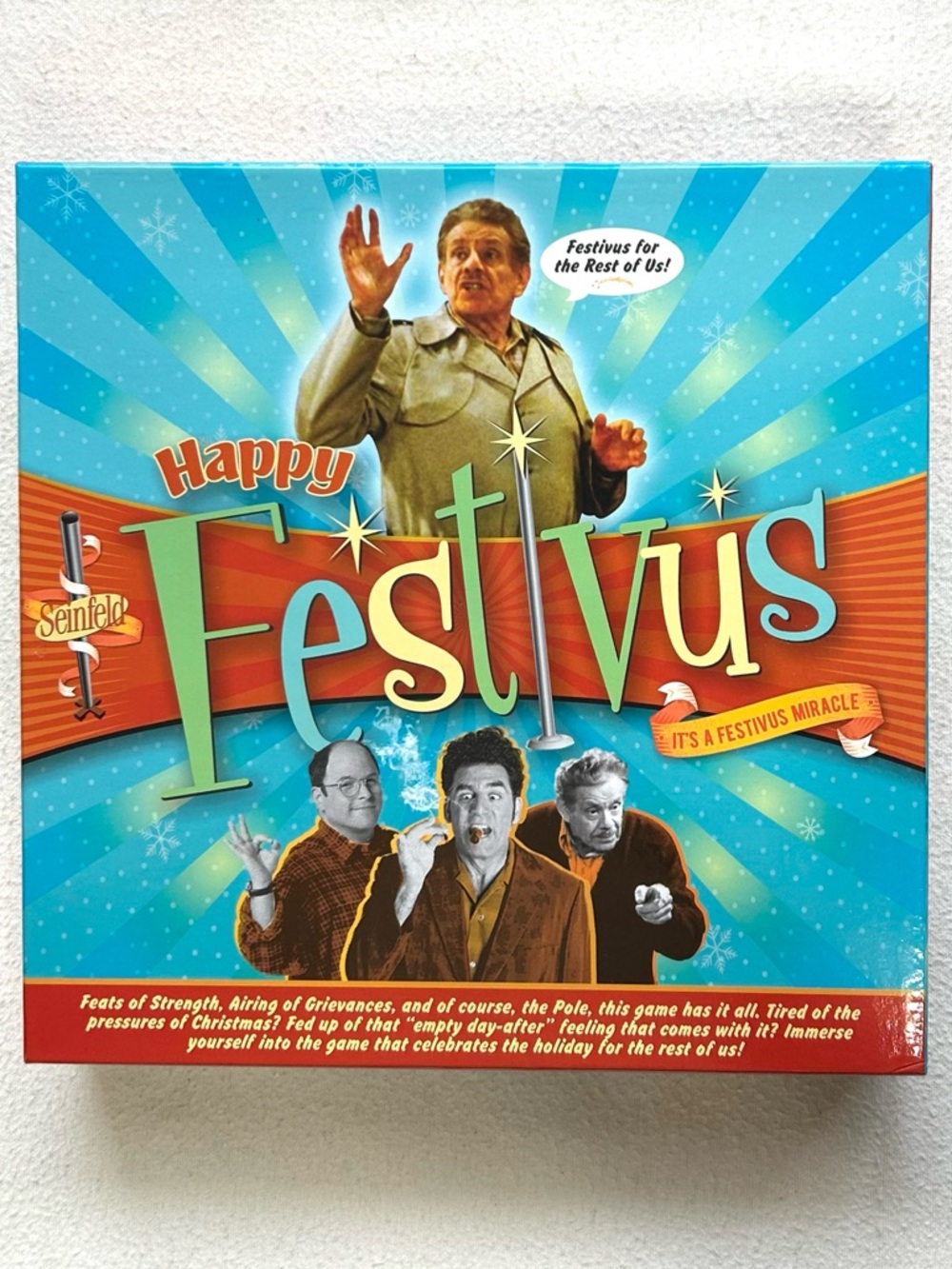 Festivus Board Game From Seinfeld TV Show. Complete.